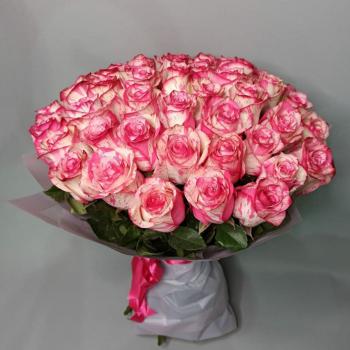 Букет 51 пятнистая роза (60 см)