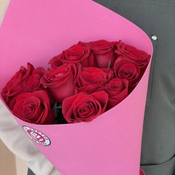 Букеты из красных роз 50 см премиум (Эквадорские)