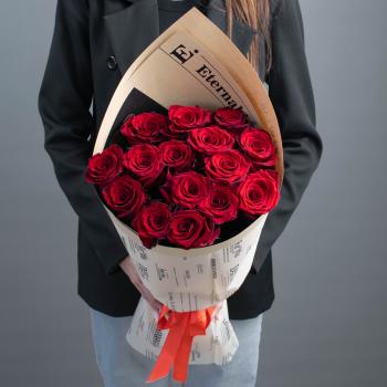 Красные розы 15 шт. из Эквадора