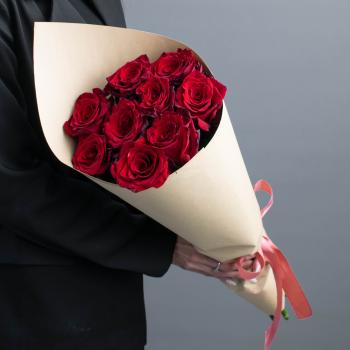 Букет Красные розы 9 шт. из Эквадора