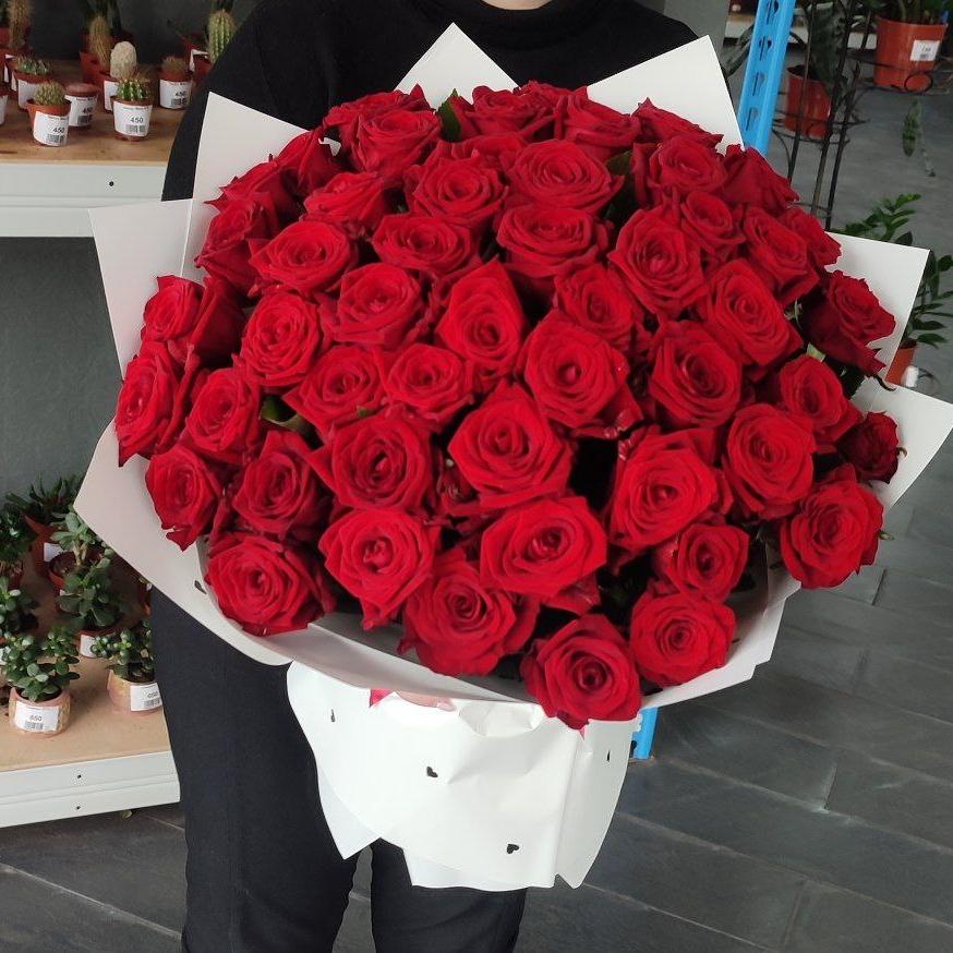 Розы 51 шт. 50 см (Российская)